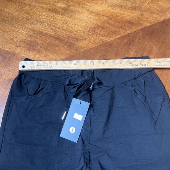 *MORE SIZES ADDED!*NWT Venti6 super soft, stretchy black jogger pants. - Picture 4 of 5